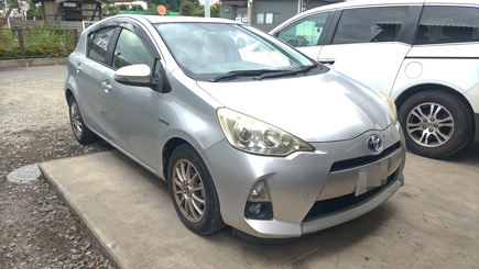 写真:アクア警告灯点灯