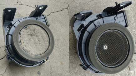 写真:バッテリー冷却ファン清掃